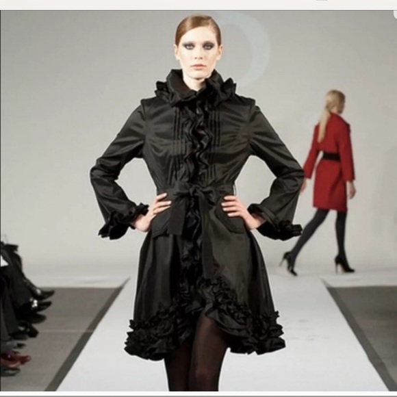 samuel dong ruffle jacket